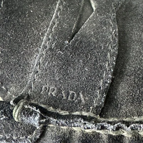 Prada Navy blue Suede Leather Driving Loafers, Size 7 (US8)